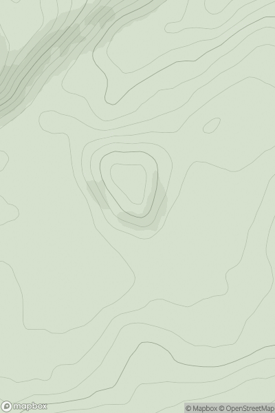 Thumbnail image for Cnoc Mheadhonach [Loch Torridon to Loch Maree] showing contour plot for surrounding peak